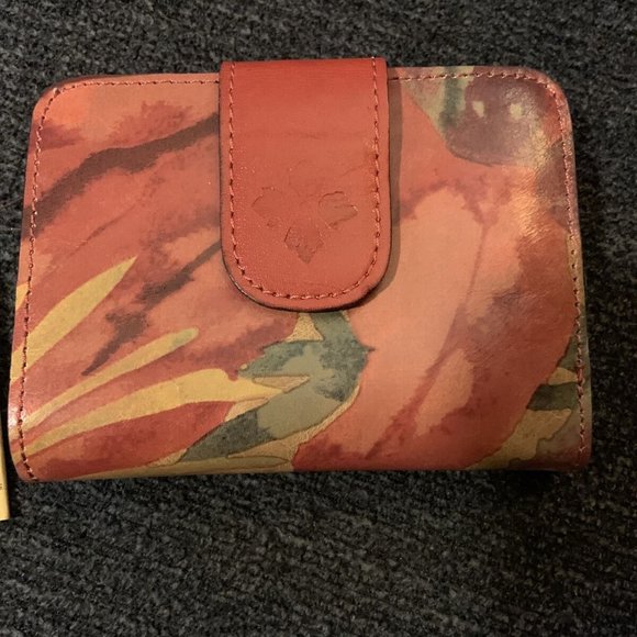 Patricia Nash Iberia Tropical dreams leather multi wallet - Picture 1 of 8